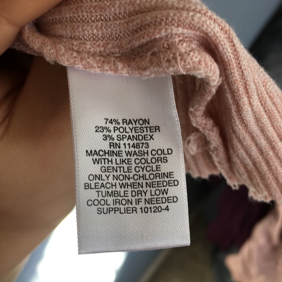 belle sky, long sleeve light pink shirt - Picture 4 of 4